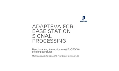 Adapteva for base station signal processing