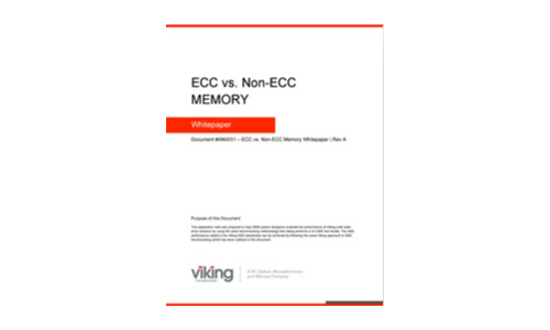 ECC vs. Non-ECC MEMORY