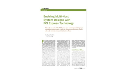 Enabling Multi-Host System Designs with PCI Express Technology