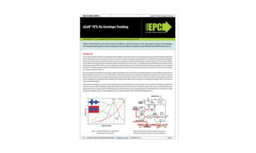 eGaN® FETs for Envelope Tracking